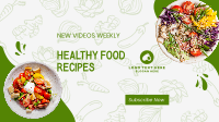 Modern Healthy Food YouTube cover (channel art) Image Preview