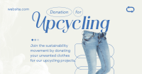 Fashion Upcycling Drive Facebook Ad Design
