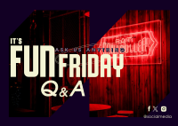 Friday Party Q&A Postcard Preview