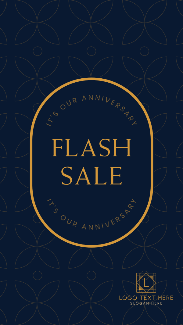 Anniversary Flash Sale Facebook Story Design Image Preview