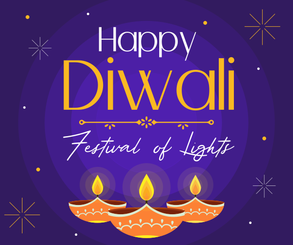 Happy Diwali Facebook Post Design Image Preview