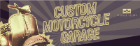 Retro Motor Repair Twitter Header Image Preview