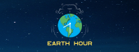 Alarm Clock Earth Facebook cover Image Preview