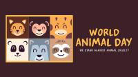 Safari Animals Facebook Event Cover Design