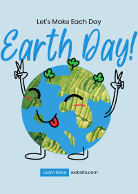 Funny Earth Poster Design
