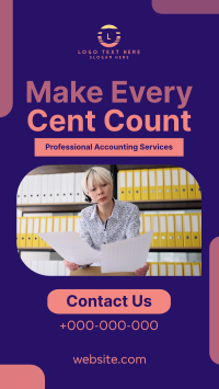 Make Every Cent Count Instagram Story Design