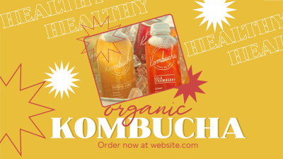 Healthy Kombucha Facebook event cover Image Preview