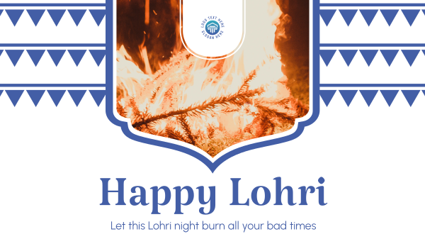 Lohri Night Celebration Facebook Event Cover Design Image Preview