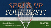 Retro Tennis Tournament  Animation Preview