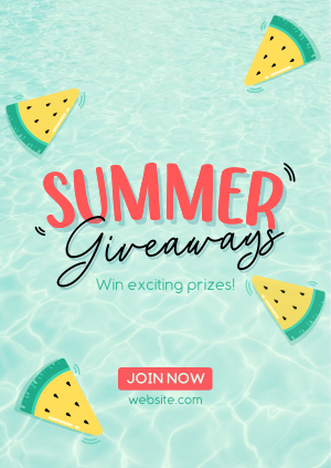 Refreshing Summer Giveaways Poster Image Preview