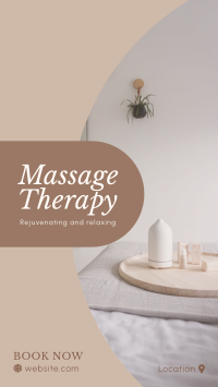 Rejuvenating Massage Facebook Story Design
