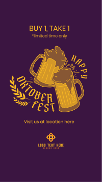 Oktoberfest Celebration TikTok video Image Preview