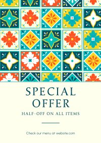 Special Offer Tiles Poster Design