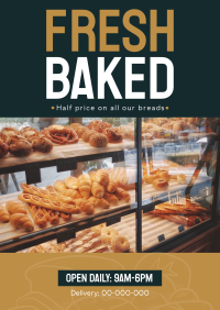 Bakery Bread Promo Poster Design