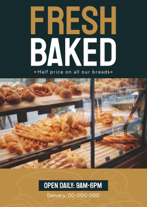 Bakery Bread Promo Poster Image Preview