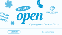 Retro We're Open Animation Preview