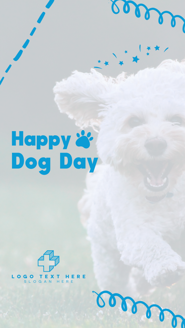 Happy Dog Day Facebook Story Design Image Preview