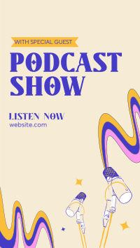 Playful Podcast Instagram story Image Preview