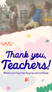 Teacher Week Greeting Instagram reel Image Preview