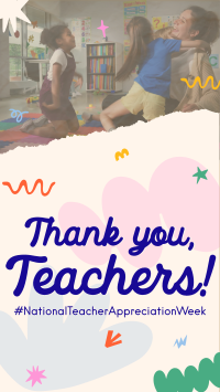 Teacher Week Greeting Instagram Reel Preview