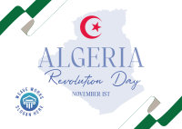 Algerian Revolution Postcard Image Preview