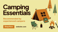 Quirky Outdoor Camp Video Image Preview