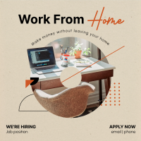 Home Work Instagram Post Design