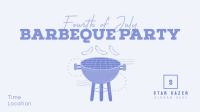 Come at Our 4th of July BBQ Party  Facebook Event Cover Image Preview