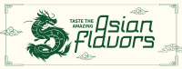 Traditional Asian Food Facebook Cover Preview