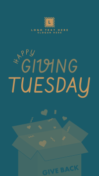 Cute Giving Tuesday Facebook Story Design