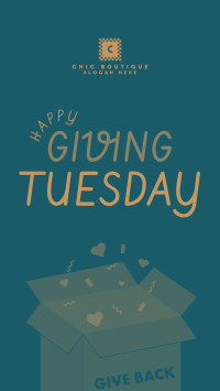 Cute Giving Tuesday Facebook story Image Preview