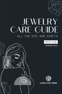 Women Jewelry Line art Pinterest Pin Design