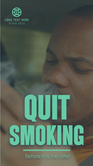 Quit Smoking Today Instagram story Image Preview