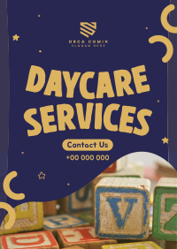 Star Doodles Daycare Services Flyer Design