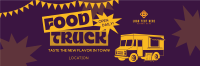 Playful Food Truck Festival Twitter Header Design