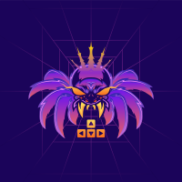 Futuristic Web Spider Twitch Profile Picture Preview