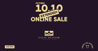 Extended Online Sale 10.10  Facebook ad Image Preview