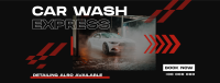 Premium Car Wash Express Facebook Cover Design