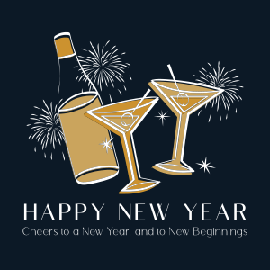 New Year Toast Instagram post Image Preview