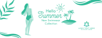 Hello Summer Scenery Facebook cover Image Preview