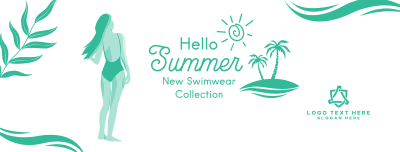 Hello Summer Scenery Facebook cover Image Preview