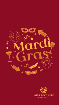 Mardi Gras Festival Instagram Story Design