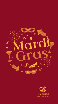 Mardi Gras Festival Instagram story Image Preview