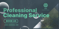 Professional Cleaning Service Twitter Post Image Preview