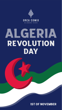Algeria Revolution Day Instagram reel Image Preview