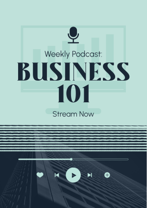 Business Talk Podcast Poster Image Preview