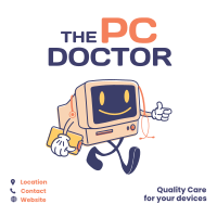 The PC Doctor Instagram post Image Preview
