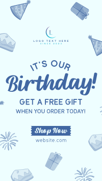 Business Birthday Promo TikTok video Image Preview