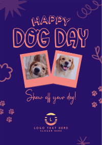 Doggy Photo Book Poster Design