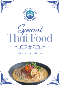 Special Thai Food Poster Design